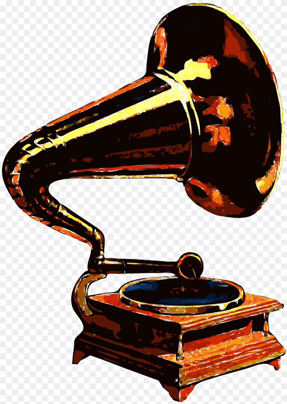 Gramophone Old Gramophone, Person, Brass Section, Horn, Musical Instrument Png