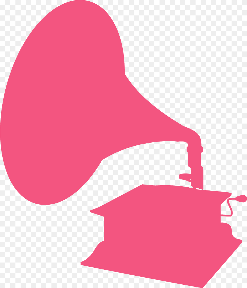Gramophone Silhouette, Brass Section, Horn, Musical Instrument, Electronics Free Transparent Png