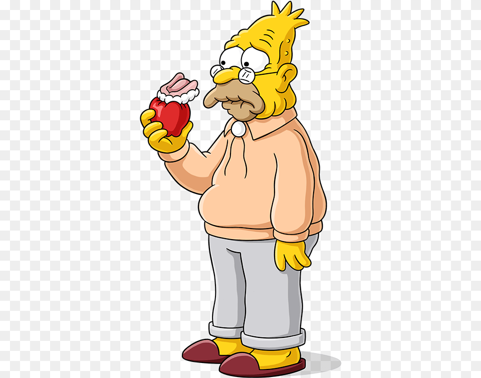 Grampa Grandpa Simpson No Background, Cartoon, Baby, Person, Face Png Image