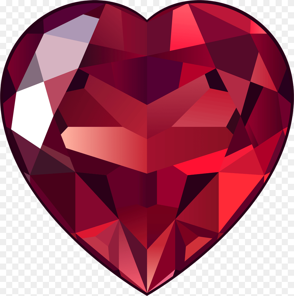 Gran Rub Corazn Clipart Heart Gem, Accessories, Diamond, Gemstone, Jewelry Free Png Download
