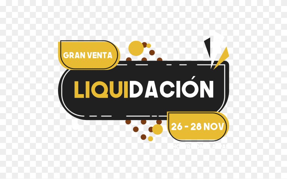 Gran Venta De Liquidacion Dot, Text, Logo Free Transparent Png