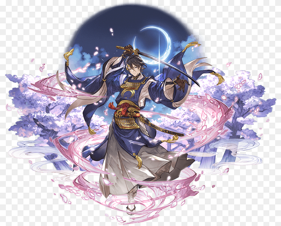 Granblue Continues To Have The Best Art Out Of Any Mikazuki Munechika Granblue Fantasy, Book, Comics, Publication, Adult Png