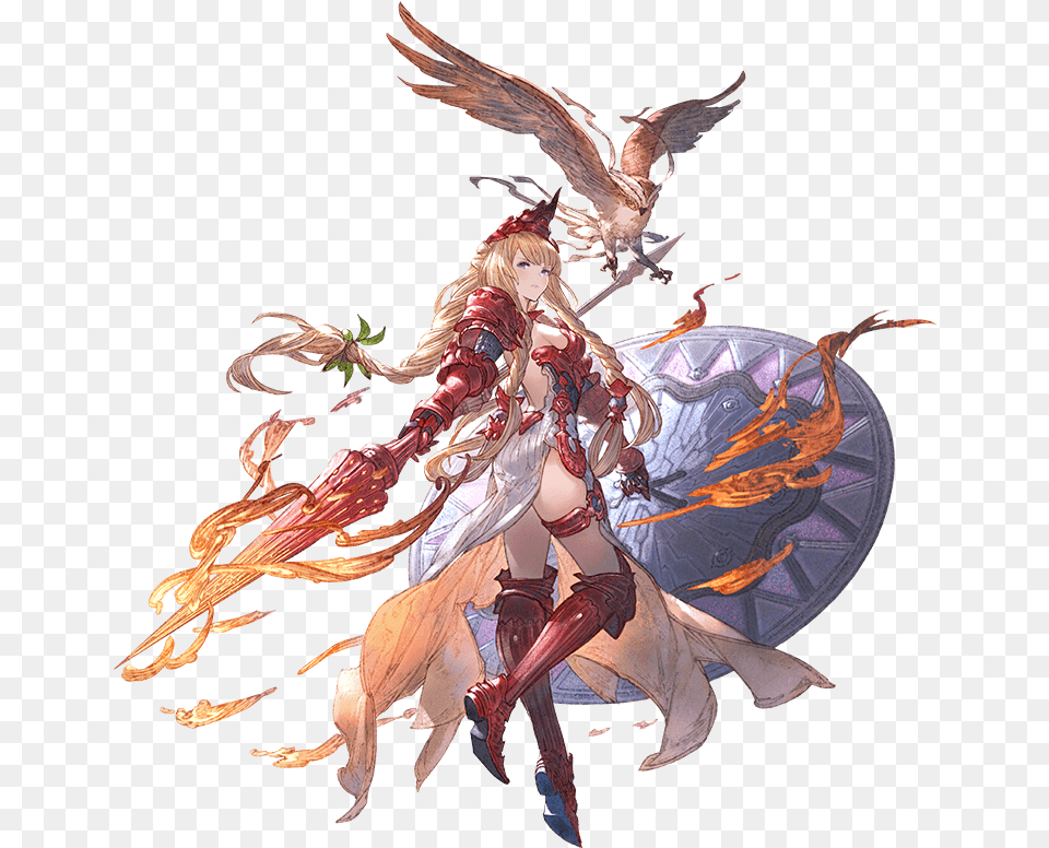 Granblue Fantasy Athena, Adult, Female, Person, Woman Free Transparent Png
