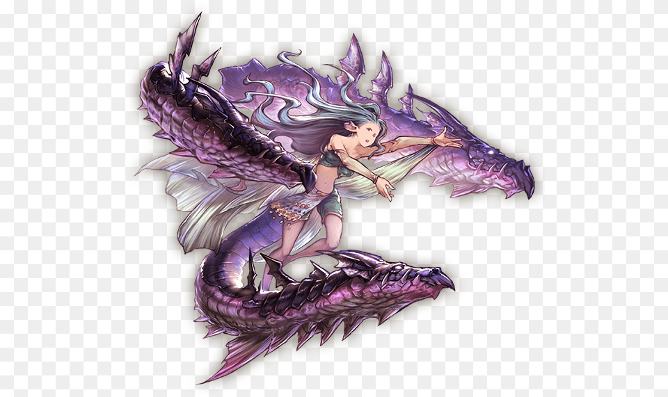 Granblue Fantasy Primal Beast, Dragon, Adult, Female, Person Png Image