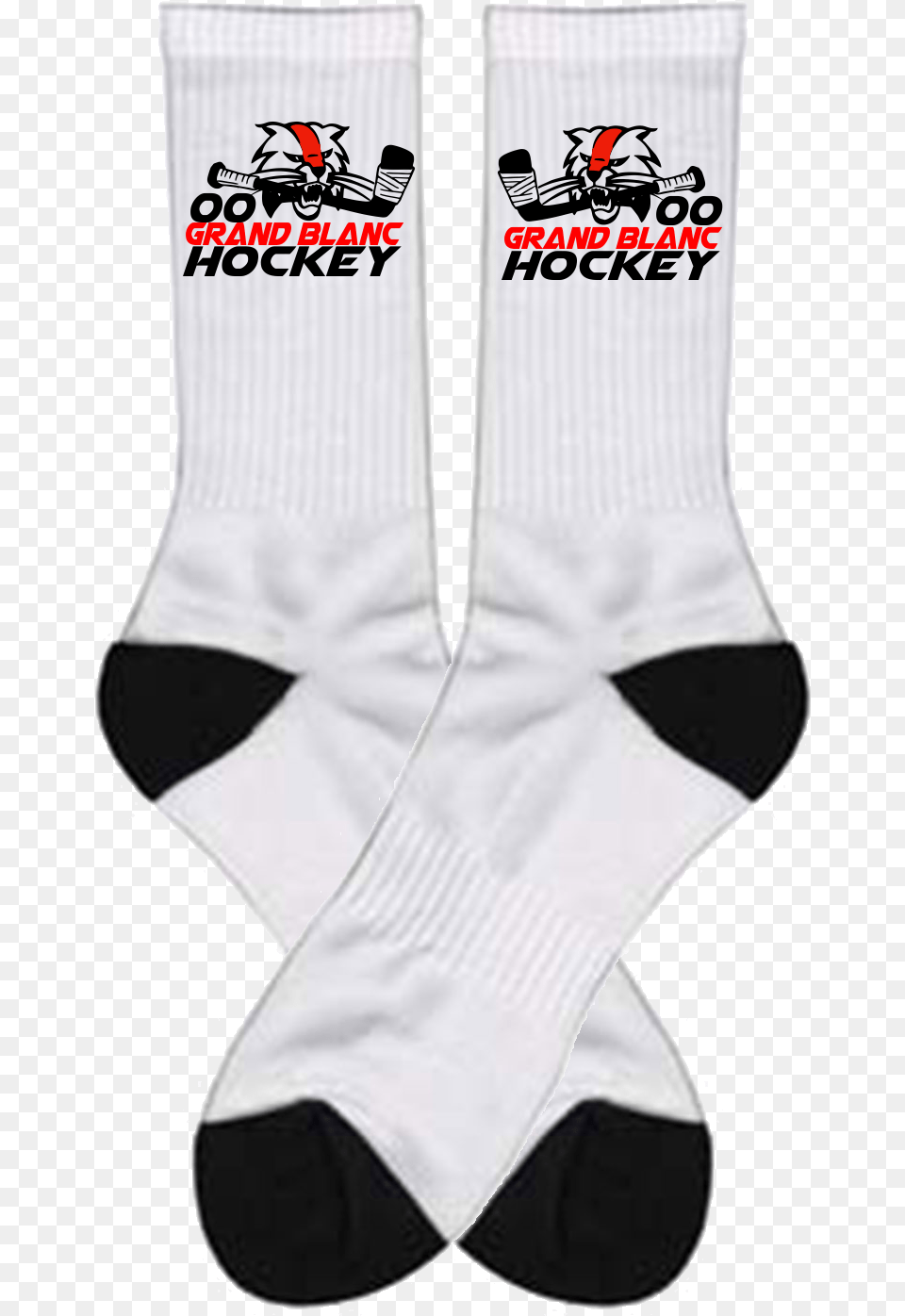 Grand Blanc Hockey Socks Solid, Clothing, Hosiery, Sock, Adult Free Png