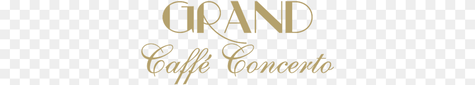 Grand Caff Concerto Logo Calligraphy, Text, Dynamite, Weapon, Handwriting Free Png Download
