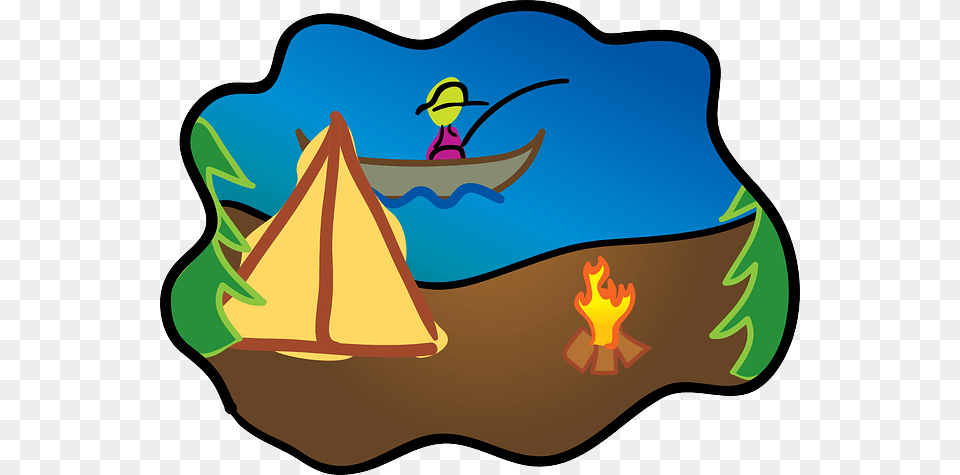 Grand Canyon Cartoon Clip Art, Camping, Outdoors, Tent, Bow Free Png