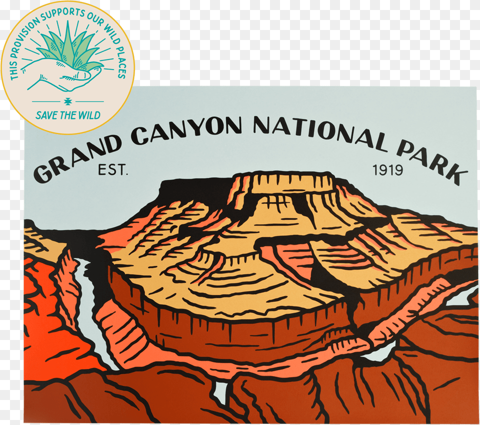 Grand Canyon Patch South Rim, Book, Mountain, Nature, Outdoors Free Transparent Png