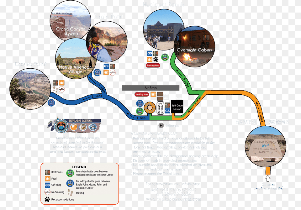 Grand Canyon West Rim Tour Map, Advertisement, Poster, Person Free Transparent Png