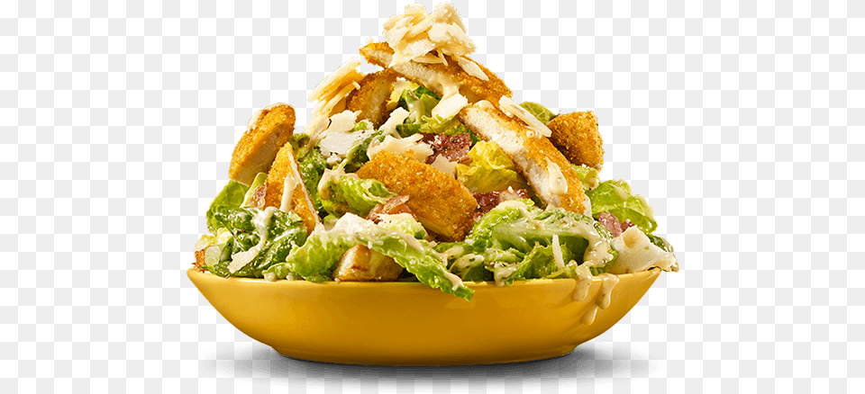 Grand Chicken Caesar Salad, Food, Lunch, Meal, Dining Table Free Png Download