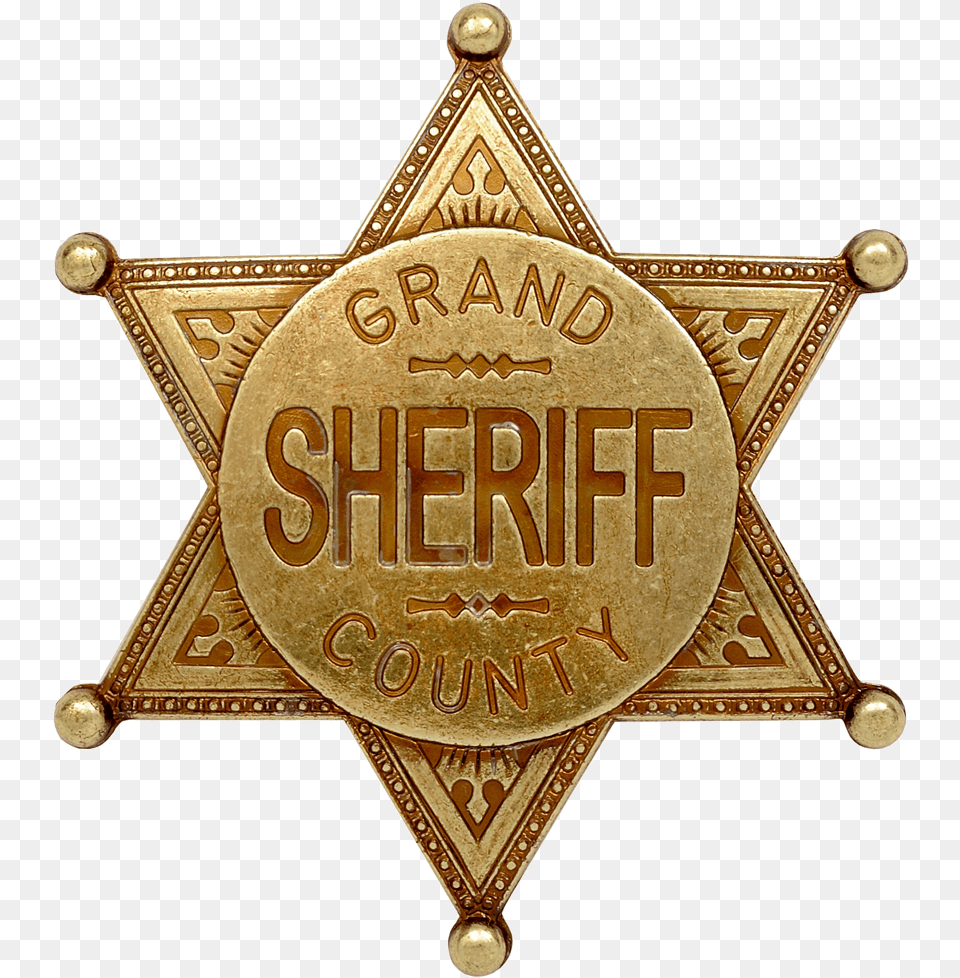 Grand County Sheriff Badge Transparent Sheriff Badge, Logo, Symbol, Cross Png