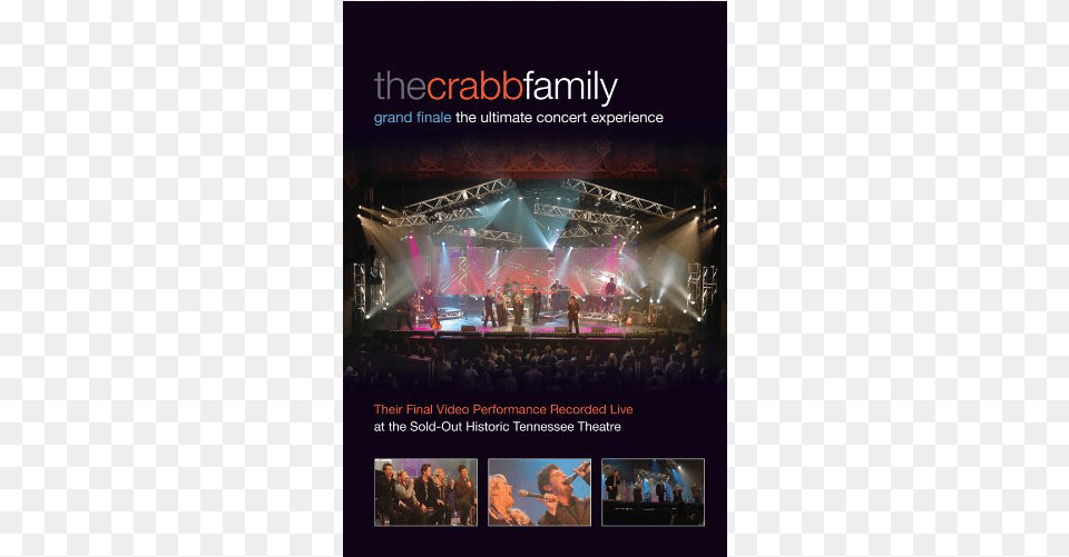 Grand Finale Ultimate Concert Experience Dvd Crabb Family Grand Finale The Ultimate Concert Experience, Crowd, Lighting, Person, Stage Png