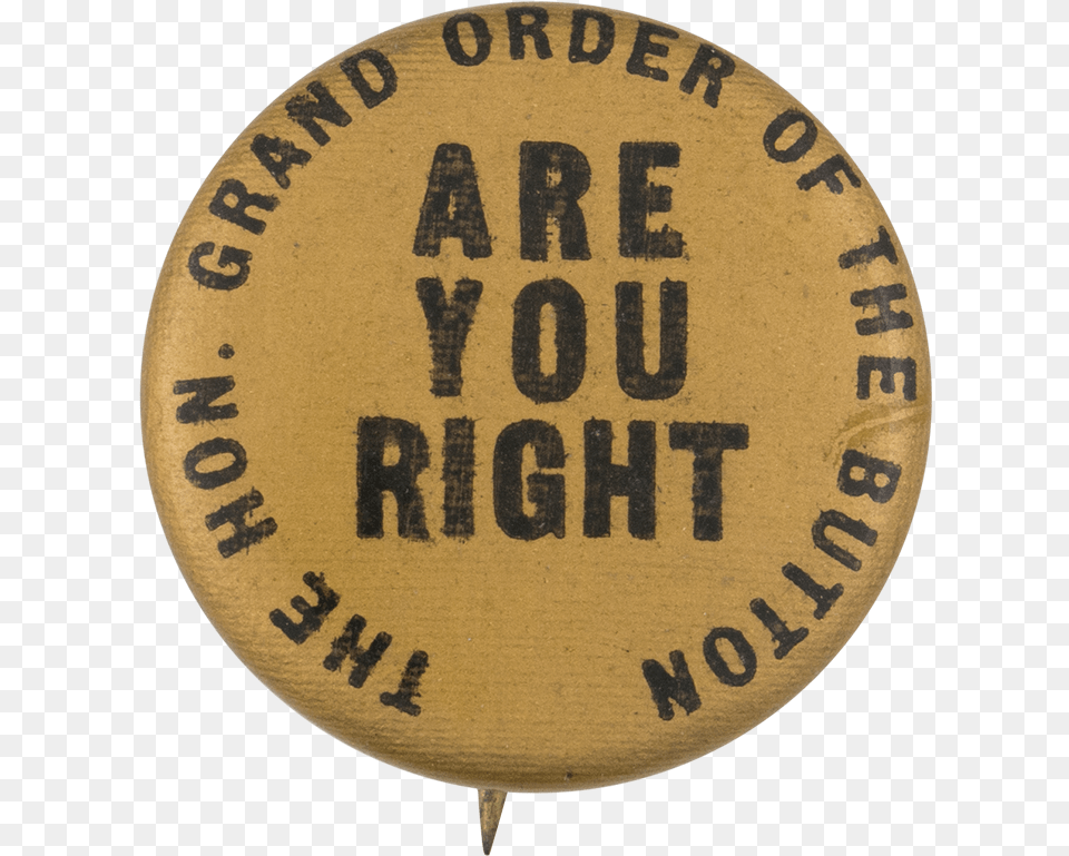 Grand Order Of The Button Are You Right Museum, Badge, Logo, Symbol, Ball Free Transparent Png