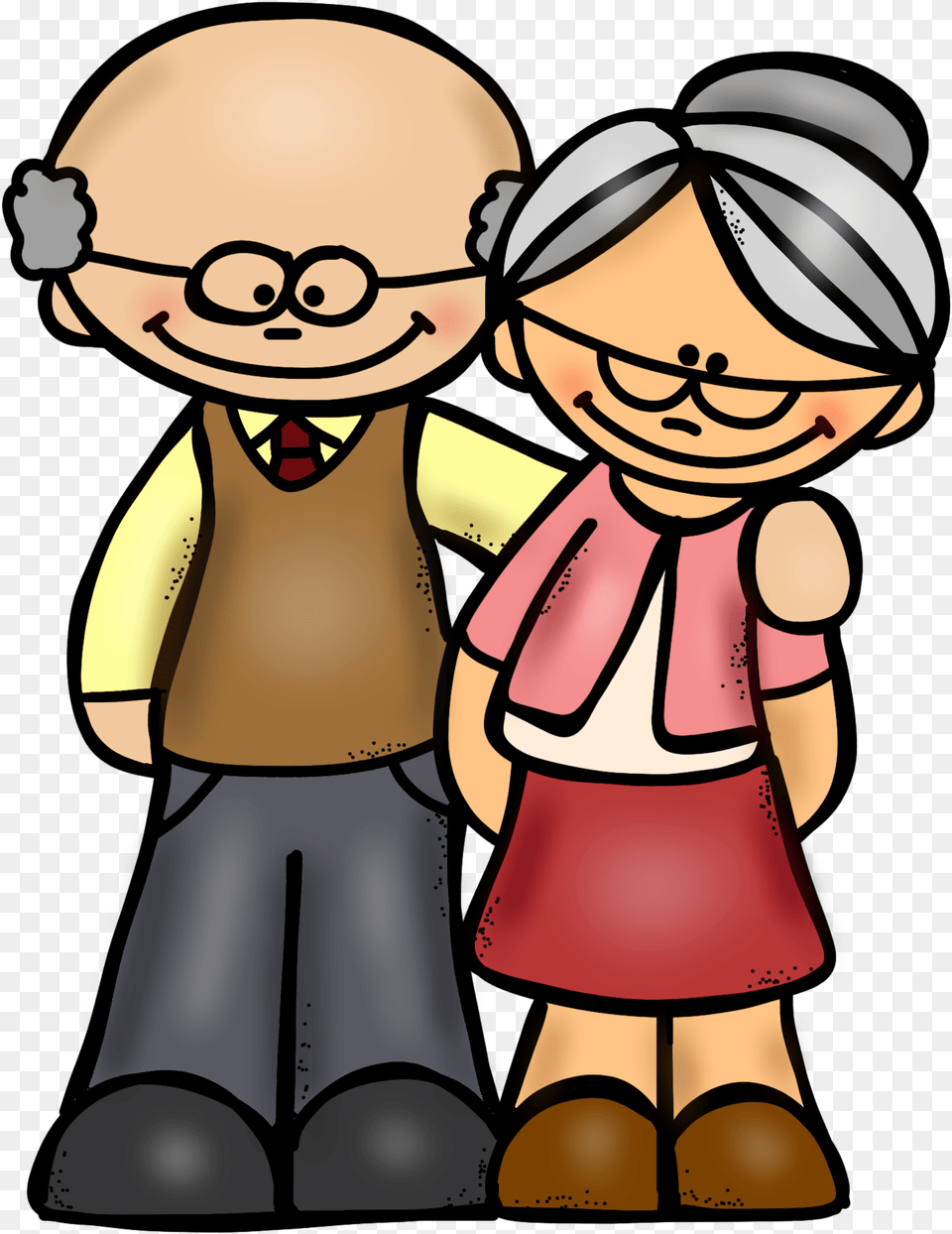 Grand Parents Day Board Decorations Clipart Grandparents Day For Coloring, Book, Comics, Publication, Adult Png