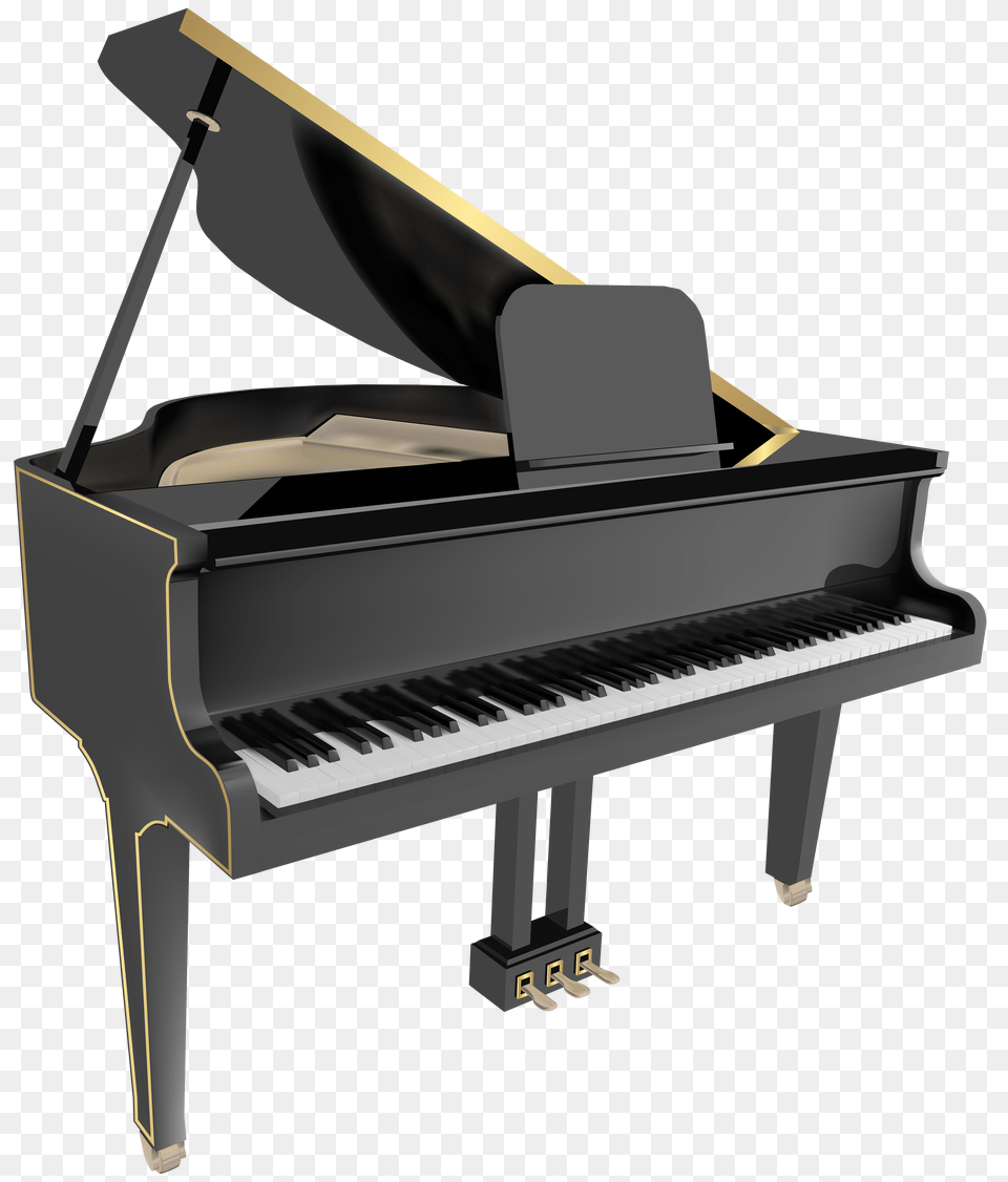 Grand Piano Clip Art, Grand Piano, Keyboard, Musical Instrument Free Png