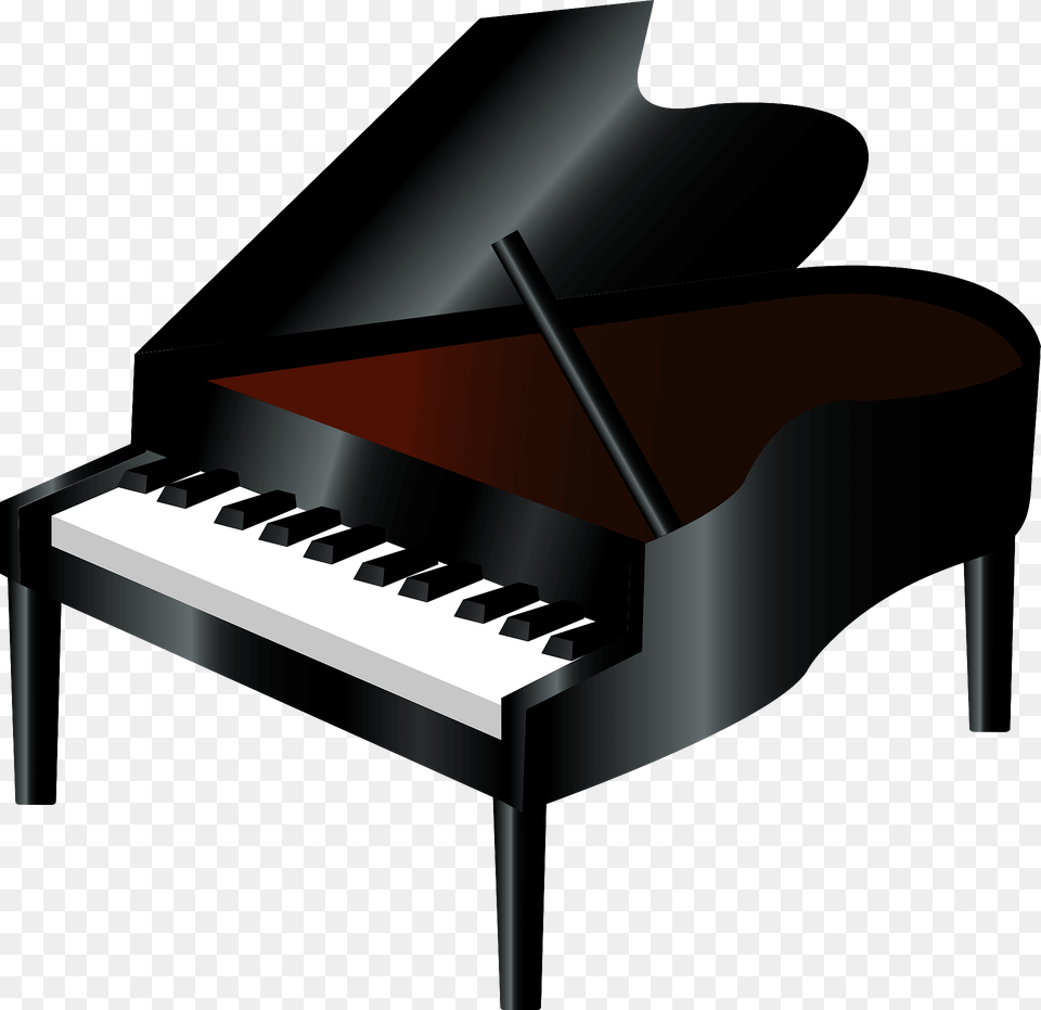 Grand Piano Clipart, Grand Piano, Keyboard, Musical Instrument Free Png