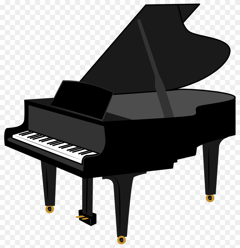 Grand Piano Clipart, Grand Piano, Keyboard, Musical Instrument Free Transparent Png
