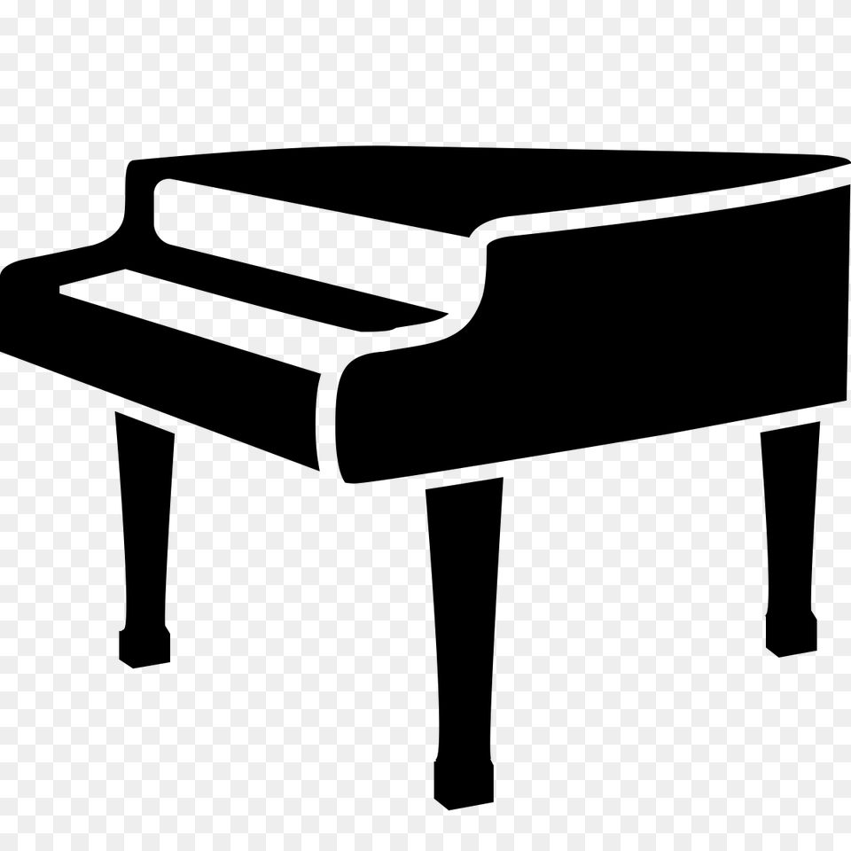 Grand Piano Clipart Flower Clip Art Pertaining To Piano, Grand Piano, Keyboard, Musical Instrument Png Image