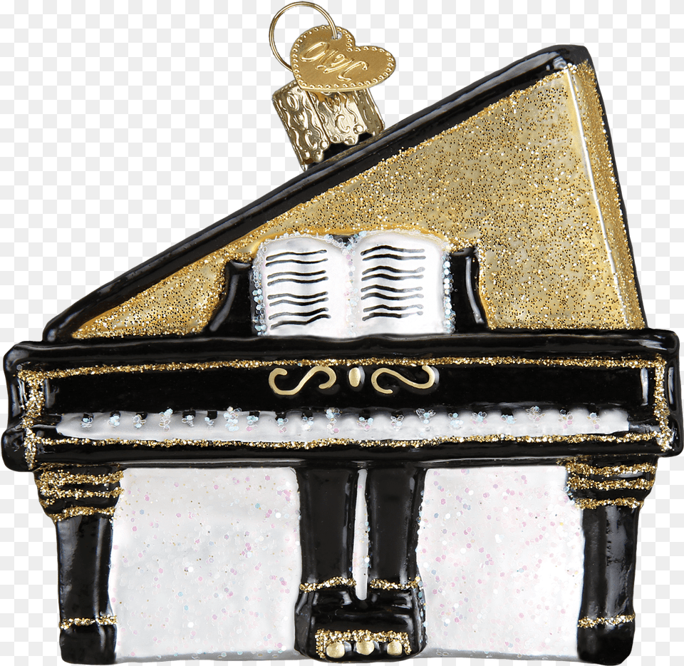 Grand Piano Glass Ornament Ornaments For Christmas Music, Grand Piano, Keyboard, Musical Instrument Free Png Download