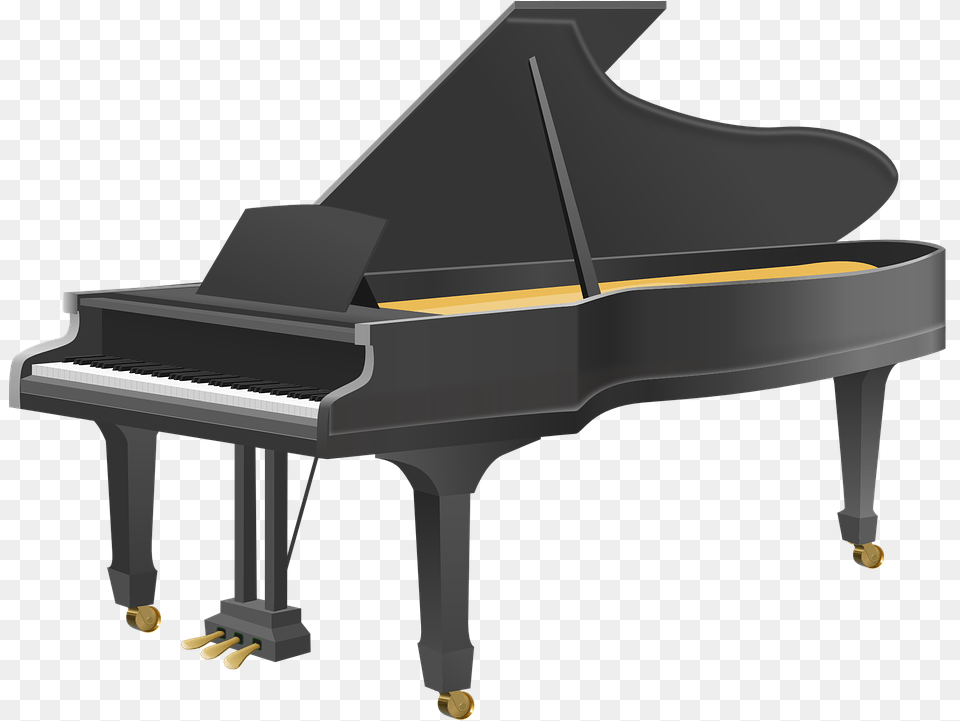 Grand Piano Music Musical Grand Piano No Background, Grand Piano, Keyboard, Musical Instrument Png Image