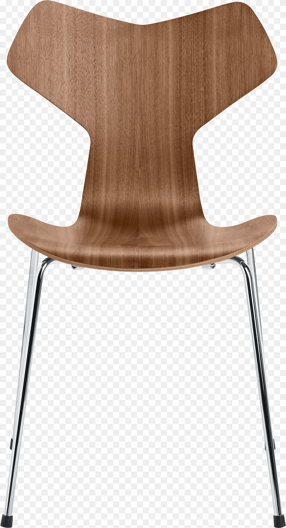 Grand Prix Chair Arne Jacobsen Walnut Fritz Hansen Grand Prix Chair, Furniture, Plywood, Wood, Armchair Png Image