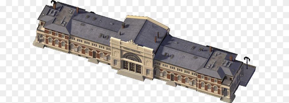Grand Railroad Station Simcity 4 Central Train Station, Architecture, Building, City, Urban Free Png Download