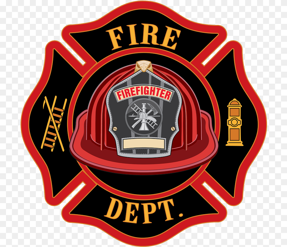Grand Rapids Fire Department Logo, Badge, Helmet, Symbol, Food Png Image
