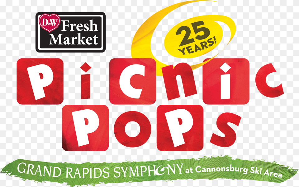 Grand Rapids Picnic Pops, Advertisement, Poster, Text, Banner Png