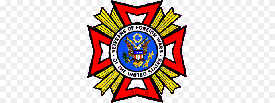 Grand Rapids39 Vfw Post Veterans Of Foreign Wars Logo, Badge, Emblem, Symbol, Dynamite Free Transparent Png