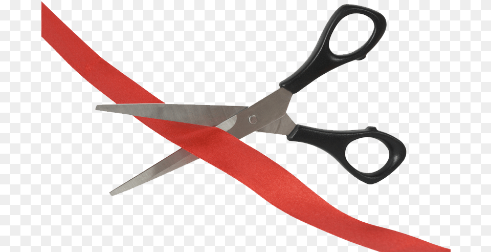 Grand Reopening And Ribbon Cutting Tonight March 5th For Grand Opening Background, Scissors, Blade, Shears, Weapon Png Image