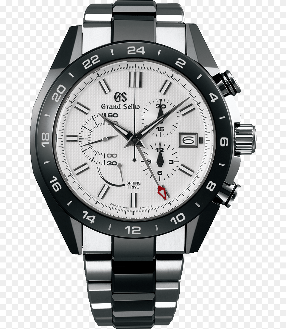 Grand Seiko In Grand Seiko Spring Drive Ceramic, Arm, Body Part, Person, Wristwatch Free Png Download