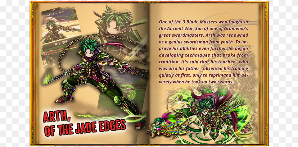 Grand Summoners 3 Blade Masters, Book, Comics, Publication, Person Free Png Download