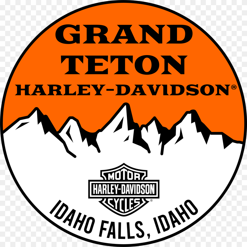 Grand Teton Harley Davidson, Badge, Logo, Symbol, Sticker Png Image