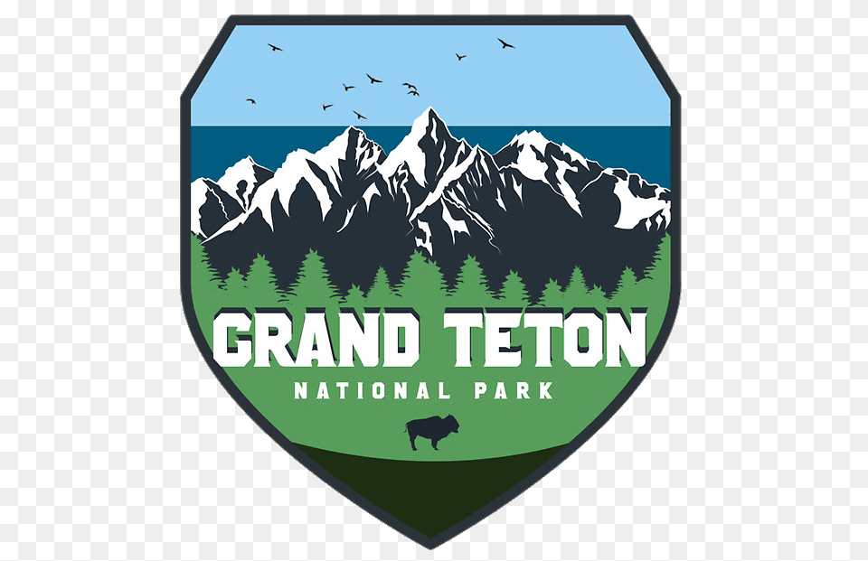 Grand Teton National Park Sticker, Animal, Bird, Logo Free Transparent Png