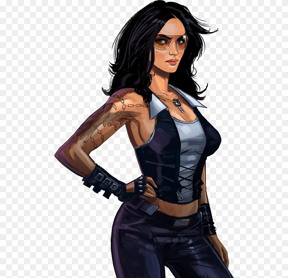 Grand Theft Auto Character Concept Transparent, Woman, Publication, Person, Female Png