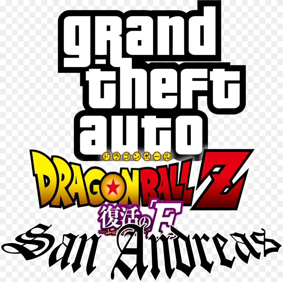 Grand Theft Auto Dragon Ball Super, Sticker, Scoreboard, Text, People Png Image