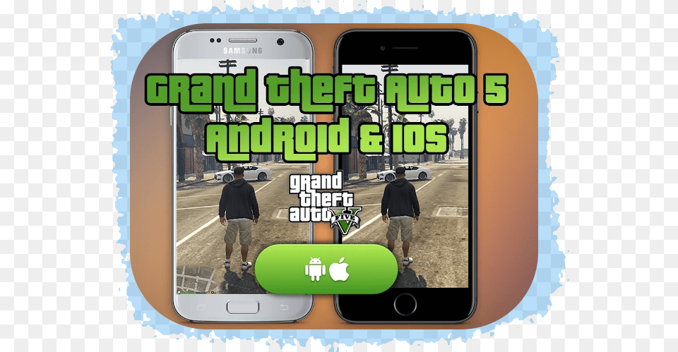 Grand Theft Auto Grand Theft Auto V, Electronics, Mobile Phone, Phone, Person Free Png Download