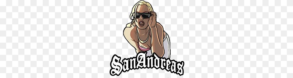 Grand Theft Auto San Andreas, Accessories, Sunglasses, Person, Female Free Png