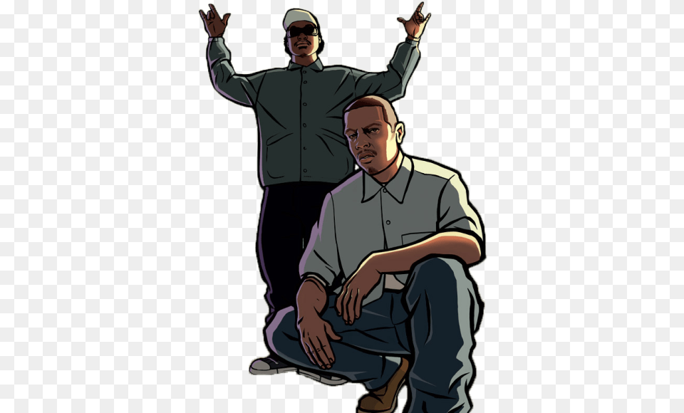 Grand Theft Auto Transparent Hd Photo Gta San Andreas, Person, People, Pants, Clothing Free Png Download