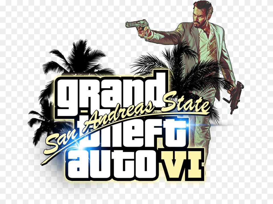 Grand Theft Auto Vi Image Grand Theft Auto, Weapon, Firearm, Gun, Handgun Free Png Download