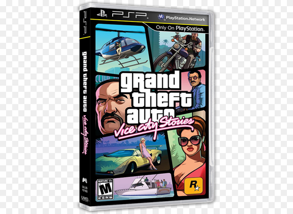 Grand Theft Auto Vice City Stories Psp, Woman, Female, Person, Publication Png