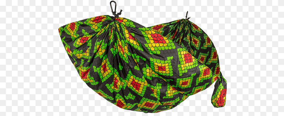 Grand Trunk Parachute Nylon Hammock Double Rasta Illustration, Bag Free Png Download