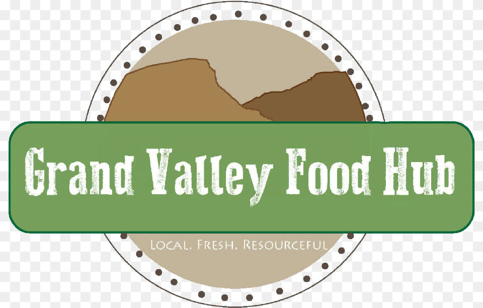 Grand Valley Food Hub Logo Label Png