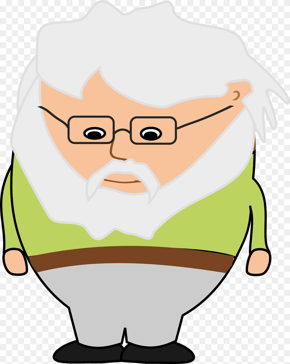 Grandfather Clipart, Baby, Person, Face, Head Png Image