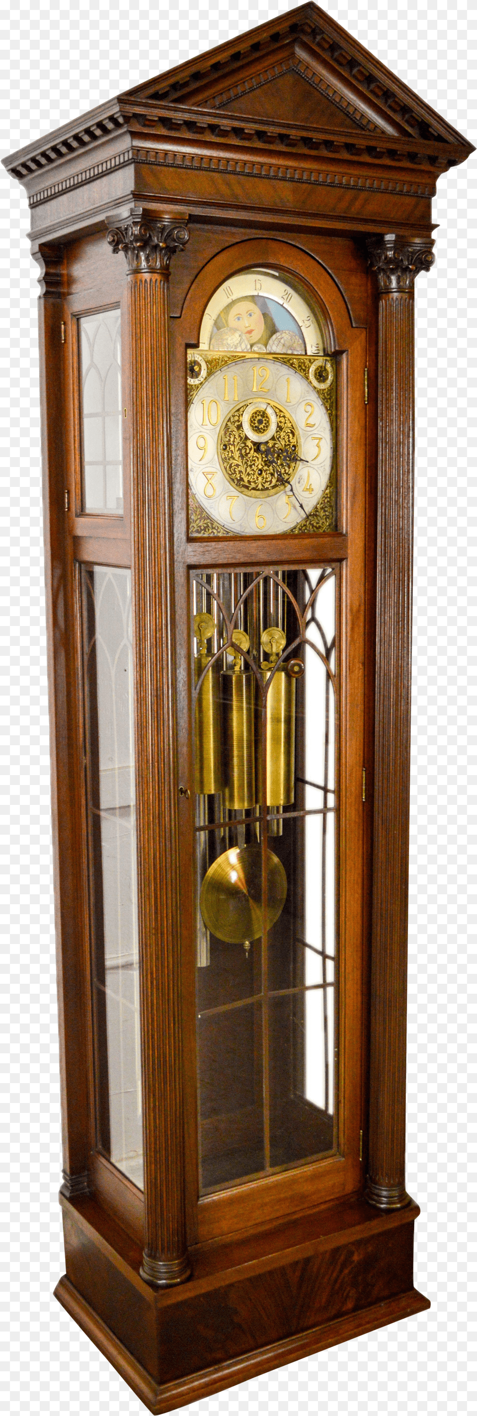 Grandfather Clock, Gray Png Image