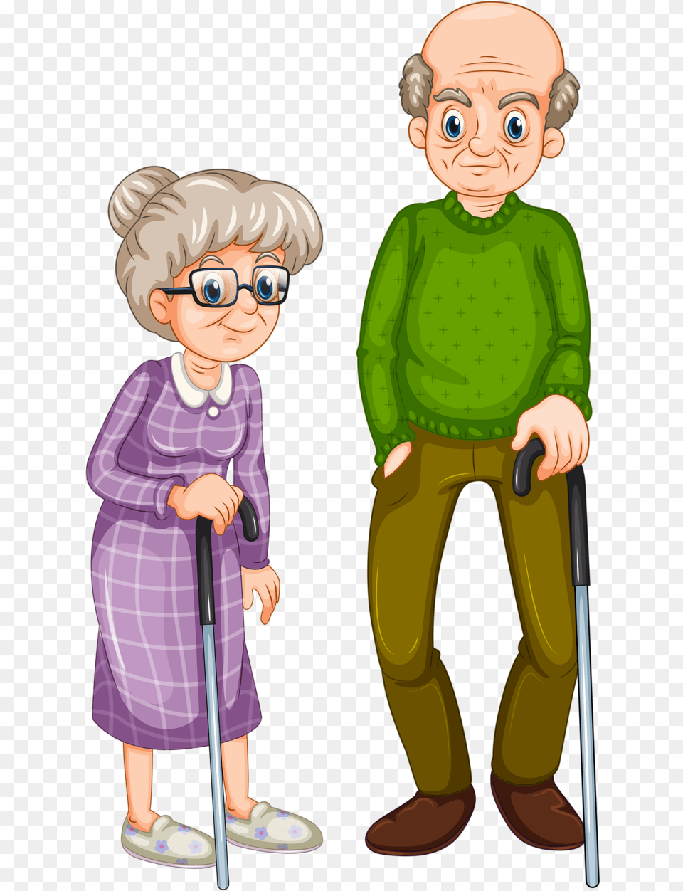 Grandfather Grandfather And Grandmother Clipart, Boy, Child, Person, Male Png