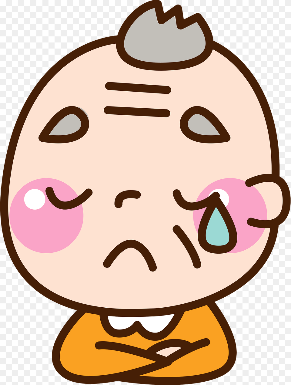 Grandfather Is Crying Clipart, Baby, Person, Food, Sweets Free Png Download