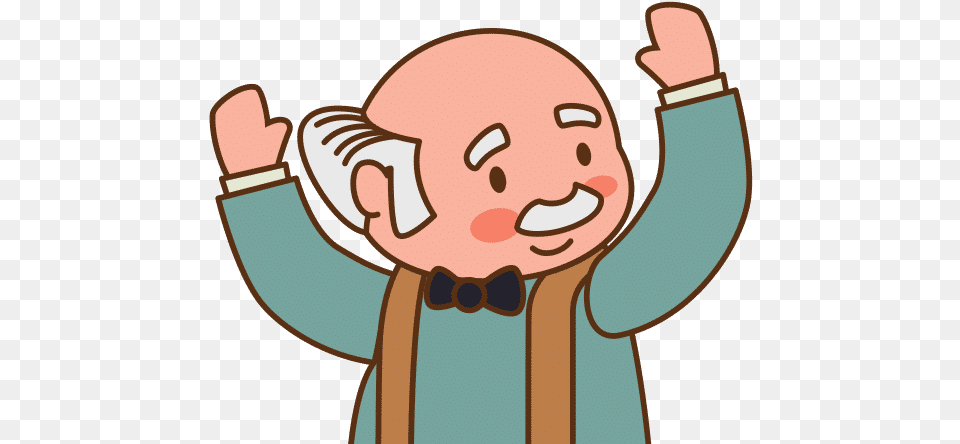 Grandfather Old Person Man Male Smile Old Man Icon, Body Part, Finger, Hand, Baby Png