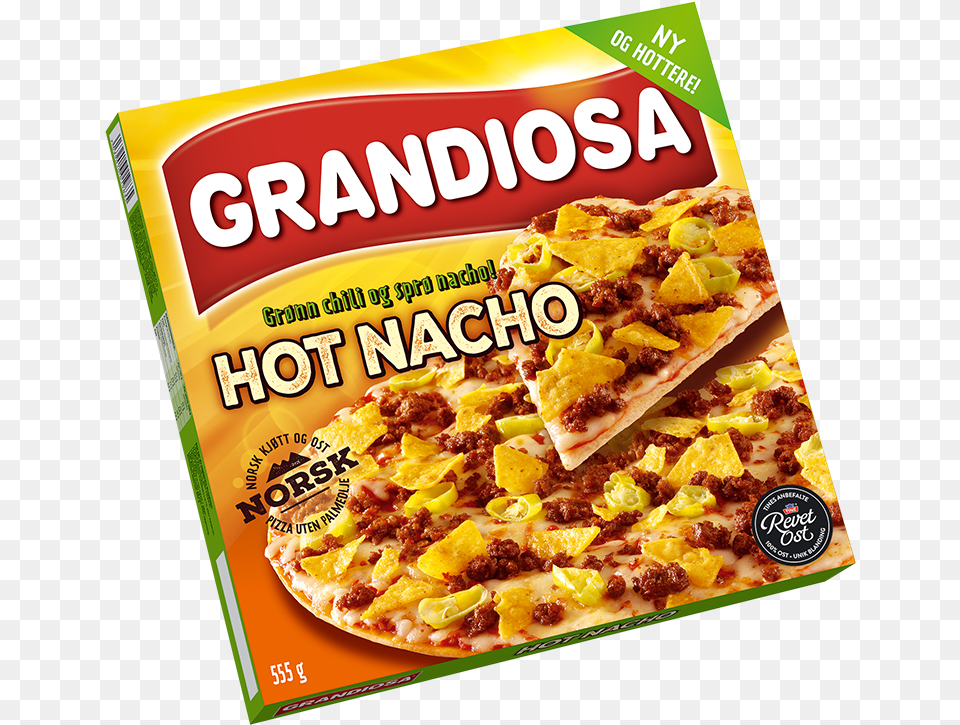 Grandiosa Hot Nacho Grandiosa Taco Pizza, Food, Snack, Nachos, Advertisement Free Png Download