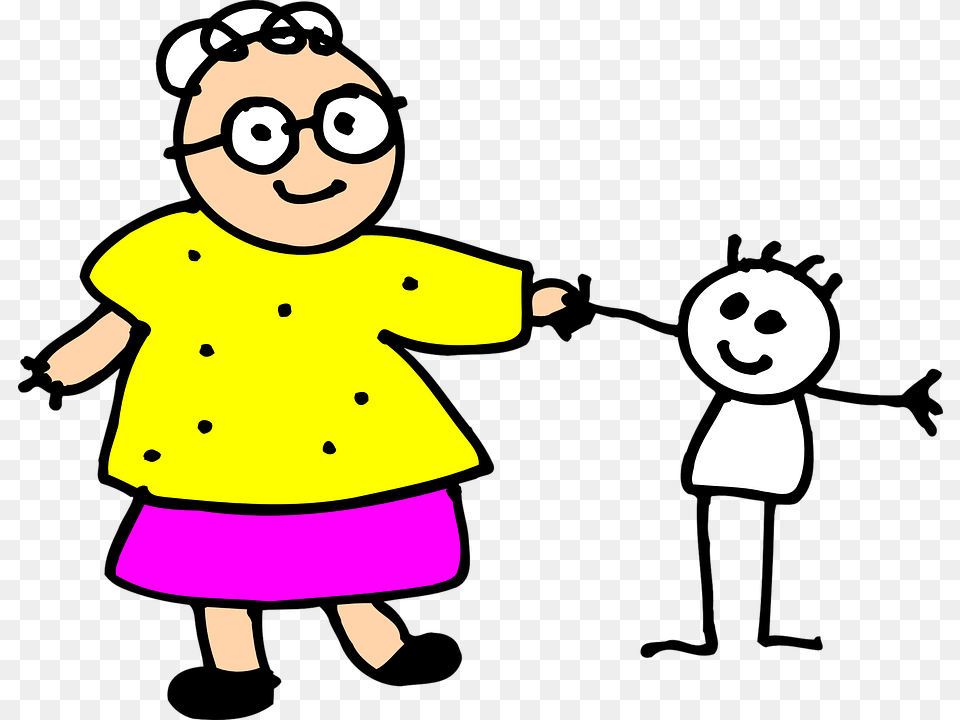 Grandma, Clothing, Coat, Baby, Person Png Image